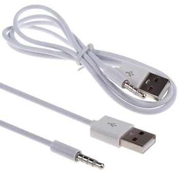 100 см Универсальный 3,5 мм USB-разъем для дома 2 В 1 Aux Зарядный Портативный Металлический аудио кабель-адаптер