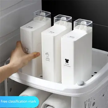 1000 мл флакон для стирального порошка для ванной комнаты большой емкости пластиковый флакон для замены добавки дезинфицирующего средства для рук