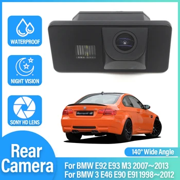 1080P HD 140-градусная Камера заднего Вида Для BMW 3 E46 E90 E91 1998 ~ 2012 E92 E93 M3 2007 ~ 2012 2013 Ночного видения Высокого качества RCA