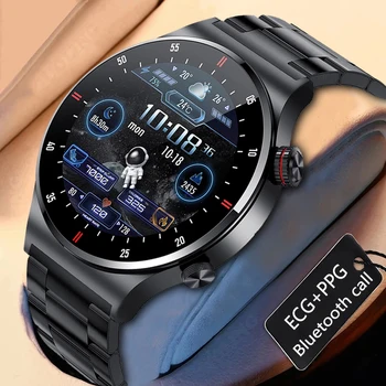 2022 Новые смарт-часы с Bluetooth-вызовом, мужские спортивные фитнес-трекеры, водонепроницаемые смарт-часы с большим экраном высокой четкости для телефона huawei Xiaomi + коробка