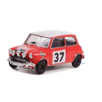 Greenlight, отлитый под давлением в масштабе 1: 64, имитационная модель автомобиля из сплава 1964 года Morris Mini Cooper, игрушка для показа классической коллекции