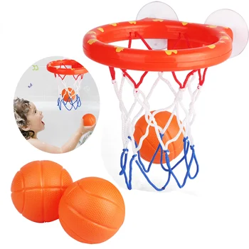 Mainan Mandi MIni Mangkuk Isap Basket Bayi Dengan 3 Bola Mainan air Bermain Lucu Mainan Bak Mandi Anak