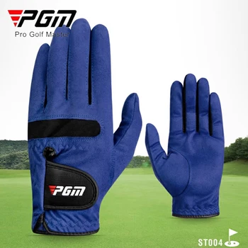 PGM, 1 шт., мужские дышащие противоскользящие перчатки для гольфа, мужские варежки для левой и правой руки, перчатки для гольфа с защитой ладоней, походные варежки