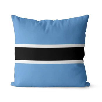 Wuzidream Украшение наволочки с флагом Ботсваны, наволочка, декоративная наволочка для диванной подушки, чехол