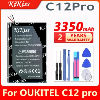 Аккумулятор мобильного телефона KiKiss емкостью 3350 мАч для OUKITEL C12 pro C12pro