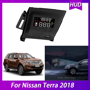 Бортовой компьютер OBD Автомобильный HUD Дисплей Full HD для Nissan Terra 2018 Экран безопасного вождения проектор OBD спидометра