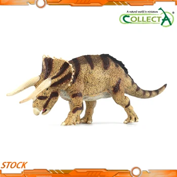 В наличии Британская Коллекционная Модель Динозавра Трицератопса Игрушка 19см Статическая Статуя Динозавра Triceratops Sterrholophus Marsh 88969