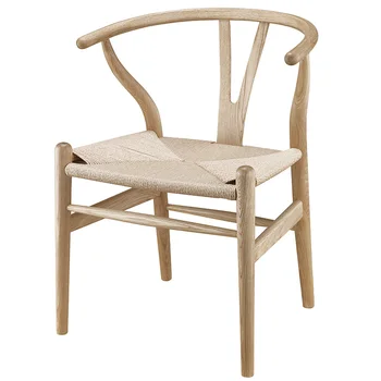 Винтажный деревянный стул на поперечных рычагах, стул Hans Wegner, мебель для столовой из массива дерева, Роскошный обеденный стул, кресло Классического дизайна
