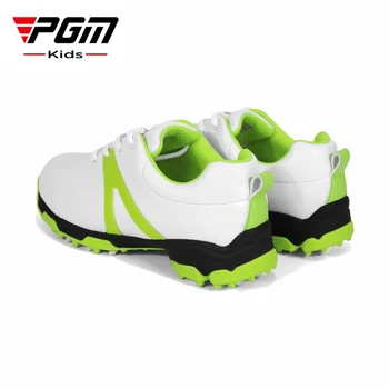 Детская обувь для гольфа PGM, водонепроницаемая, противоскользящая, легкая, мягкая и дышащая, универсальная уличная детская спортивная обувь