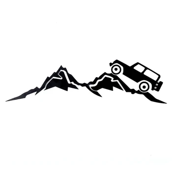 Для Jeep Wrangler JL Gladiator JT 2018-2023 Приборная панель бардачок Горная сцена ПВХ наклейка Аксессуары для наклеек