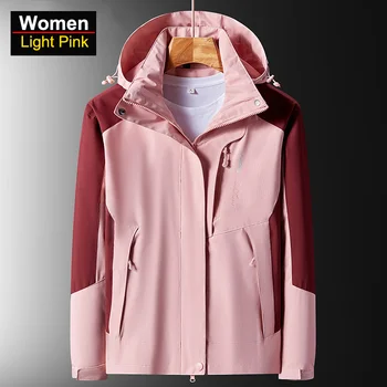 Женская водонепроницаемая походная куртка, Дышащая ветрозащитная куртка для бега, кемпинга, рыбалки, охоты, треккинга, Противообрастающая