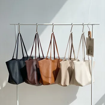 Женская сумка в корейском стиле, большая вместительная сумка-тоут, женская сумка через плечо, Модная Офисная Женская сумка через плечо