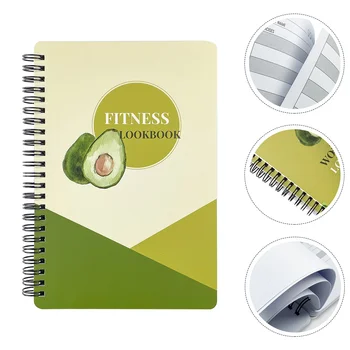 Записная книжка для фитнеса, блокнот для управления здоровьем, планирование упражнений, портативная диета, тренировка, путешествие