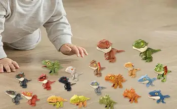 Игрушки-динозавры для пальцев, игрушки-головы динозавров, кусающие пальцы, Тираннозавр Рекс, игрушка-динозавр для детей Старше 3 лет