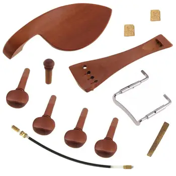 Инструмент 12шт 4/4 Колки для настройки скрипки Наконечник Хвостовик Фитинги Набор инструментов Luthier