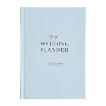 Книга свадебного планировщика и органайзер Полный журнал планирования свадьбы для помолвленных пар Блокнот в твердом переплете формата А5