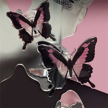 Корейский Симпатичный Градиентный кронштейн с бабочкой Griptok для iPhone 14 Pro Универсальный Креативный держатель для телефона с кольцевой опорой, подставка для захвата Tok