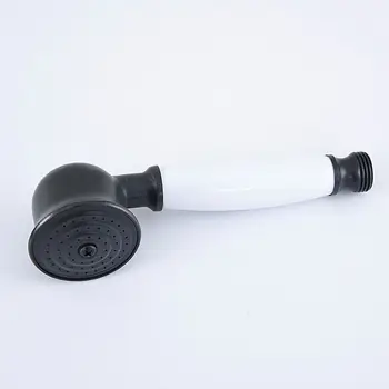 Латунная, натертая черным маслом Сменная ручная насадка для душа в стиле телефона для смесителя для ванной комнаты с распылителем 2hh061