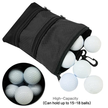 Легкая сумка для мячей для гольфа, хранение футболок для гольфа с сумкой, сумка для небольших спортивных аксессуаров для мужчин и женщин, прямая поставка