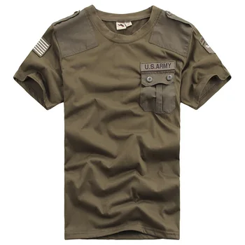 Летняя мужская грузовая камуфляжная уличная тактическая военная футболка повседневного свободного кроя с коротким рукавом