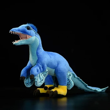 Моделирование Супер Симпатичного Микрораптора Мягкие плюшевые игрушки Реалистичные модели животных-динозавров Куклы для детей Подарки на День ребенка