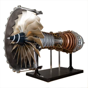Модель авиационного турбовентиляторного двигателя нестандартного размера, большой двигатель истребителя, лимитированная коллекция моделей 60 см/80 см/100 см