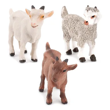 Модель животного Забавная милая легкая детская игрушка-овечка в подарок для офиса, домашнего декора, украшения столешницы