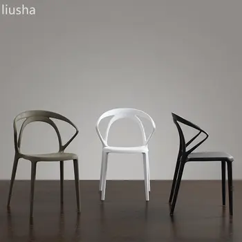 Может быть изготовлен по индивидуальному заказу пластиковый стул, стул для ресторана Nordic home, стул для отеля, креативный стул для переговоров на открытом воздухе, полый стул