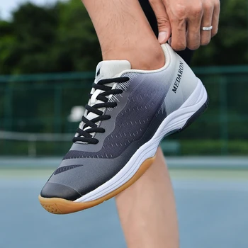 Мужская Женская обувь для пиклбола, модные кроссовки для бадминтона, теннисные кроссовки для корта, обувь для рэкетбола, сквоша, волейбола Большого размера