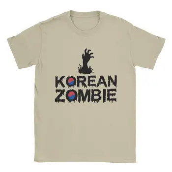 Мужская футболка Корейский зомби Чан Сон Чжун, потрясающая хлопковая футболка, футболки с коротким рукавом, топы с круглым вырезом, летние