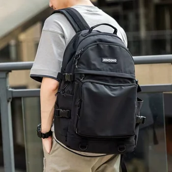 Мужской рюкзак из ткани Оксфорд, повседневные рюкзаки, Корейская дорожная сумка для отдыха, водонепроницаемая сумка для подростков Mochila
