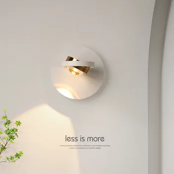 Настенный светильник минималистичный креативный минималистичный прикроватный светильник спальня гостиная фон настенный светильник лестница коридор Светодиодная лампа