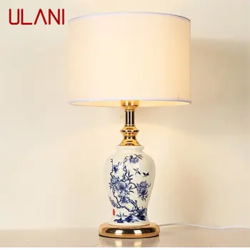 Настольные лампы ULANI Современный светодиодный Роскошный дизайн Креативные керамические настольные лампы для дома, спальни