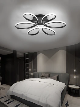 Новая дизайнерская люстра для гостиной 2023 года Net Celebrity Современный минималистичный салон красоты Petal Led Потолочные светильники