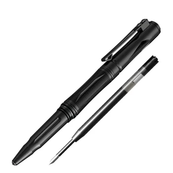Новая тактическая ручка из алюминиевого сплава Nitecore NTP21 Шариковая ручка Schneider Gelion