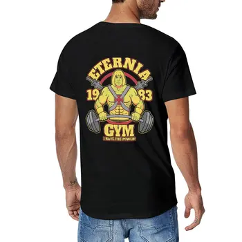 Новая футболка Eternia Gym, забавные футболки, аниме-футболка, мужские футболки
