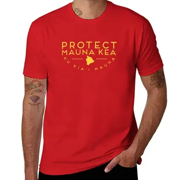 Новая футболка Protect Mauna Kea, футболка для мальчика, винтажная одежда, эстетическая одежда, футболки для мужчин