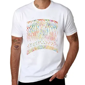 Новые футболки Cortical Neurons для мальчиков, белые футболки, пустые футболки, футболки больших размеров, блузки, мужская одежда