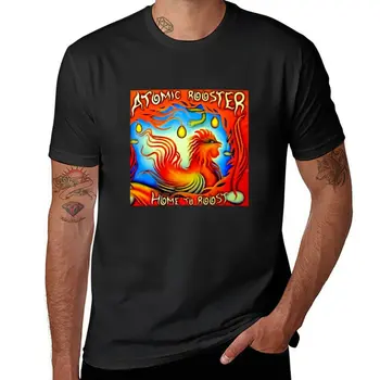 Новый Atomic Rooster - футболка Home to Roost, футболки с графическим рисунком, милая одежда с коротким рукавом, мужская одежда