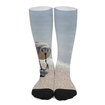 Носки с куличом на берегу моря, милые носки, спортивные носки для мужчин