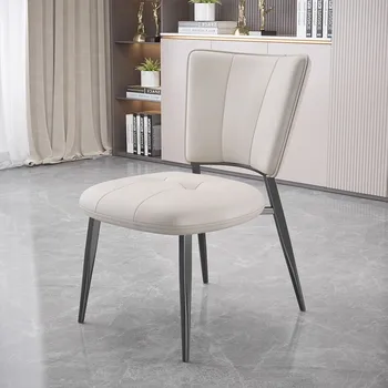 Обеденные стулья со спинками Accent Nordic Luxury Platform, обеденные стулья для гостиной, мобильная мебель Silla Comedor YX50DC