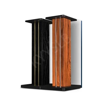 Обожженные деревянные подставки для книжных полок, профессиональных аудиофильских акустических систем для дома HIFI, Напольная подставка для громкоговорителя, кронштейн