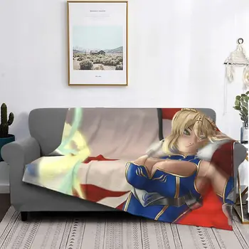 Одеяло для карточных игр Fate Grand Order Shielder, Фланелевые весенние легкие пледы для постельного белья, уличное плюшевое тонкое одеяло