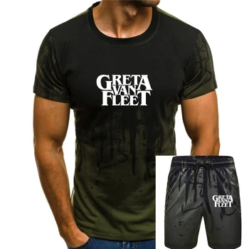 Повседневная модная футболка Greta Van Fleet, Летняя уличная одежда Harajuku, Европейская хлопковая футболка, Мужские Camisas Hombre