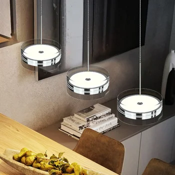 Подвесной светильник длиной 3 головки, кухонный остров в Скандинавском ресторане, Прилавок для кухни, Светодиодные Люстры высокого качества, Дизайнерская Люстра с одной головкой