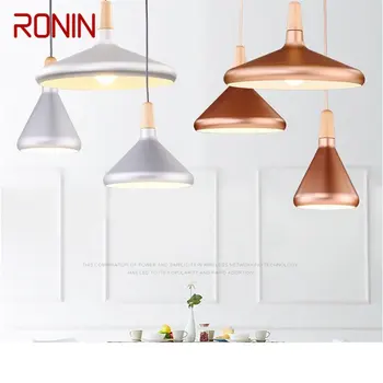Подвесные светильники RONIN Nordic Современные простые светодиодные светильники для домашней декоративной столовой