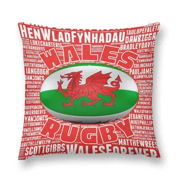 Подушка-плед Wales Rugby Legends, рождественские подушки-подушечки