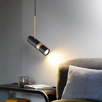 Прикроватная люстра для спальни, роскошная люстра в скандинавском современном минималистском стиле, гостиная, столовая, фоновая стена, маленькая люстра