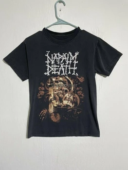 Редкая винтажная футболка Napalm Death Grindcore Дэт-метал группы, Размер маленький, 90-е, 00-е