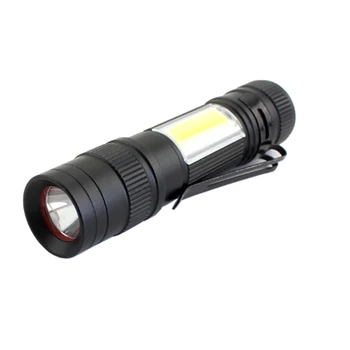 Светодиодный фонарик с перезаряжаемой батареей, мини-портативная ручка-фонарик для аварийных фонарей